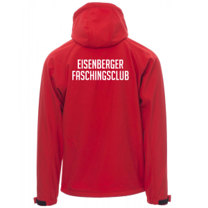 Softshelljacke | PAYPER Gale | Herren | rot | Eisenberger Faschingsclub e.V.