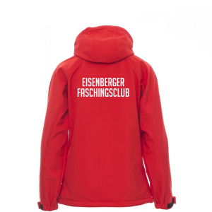 Softshelljacke | PAYPER Gale | Damen | rot | Eisenberger Faschingsclub e.V.