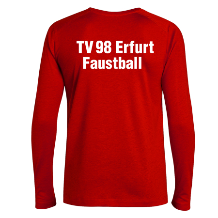 Kinder Langarmshirt | Sols Imperial | rot - TV 98 Erfurt Faustball