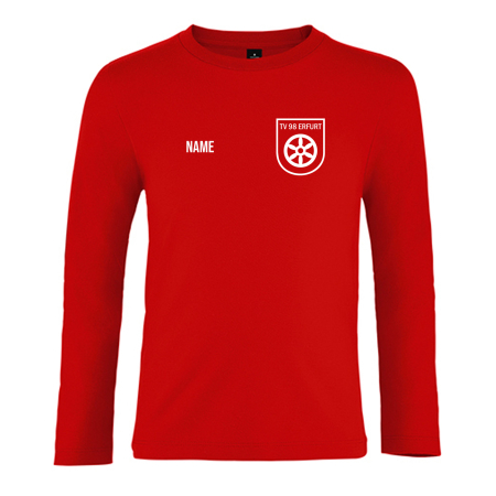 Kinder Langarmshirt | Sols Imperial | rot - TV 98 Erfurt Faustball