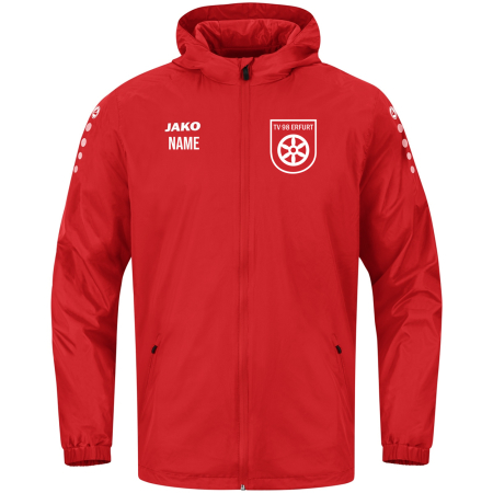 Regenjacke für Kinder/Herren | JAKO Team 2.0 | rot | TV 98 Erfurt Faustball