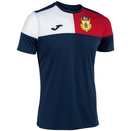 T-Shirt | JOMA Crew V | navy rot weiß | Karneval Club Braugold