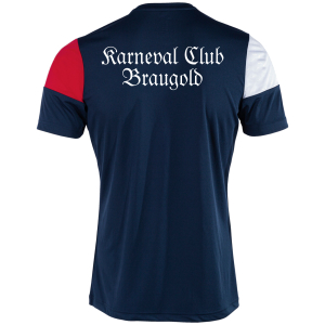 T-Shirt | JOMA Crew V | navy rot weiß | Karneval Club Braugold