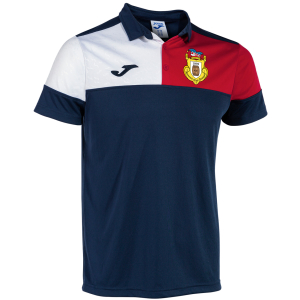 Poloshirt | JOMA Crew V | navy rot weiß | Karneval Club Braugold