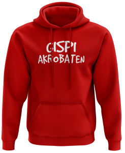 Hoodie Kinder/Herren rot | Gispi Akrobaten