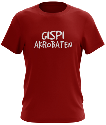 T-Shirt Kinder/Herren rot | Gispi Akrobaten