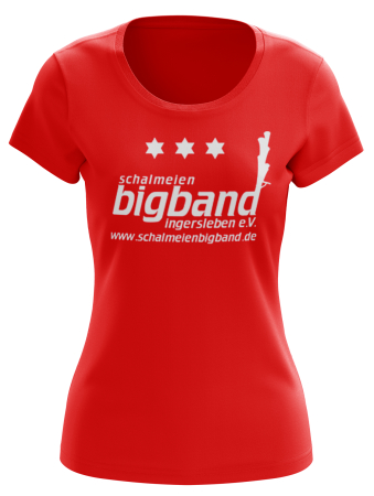 T-Shirt Damen | rot | Schalmeien BigBand Ingersleben