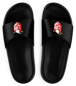 Badeschuhe | Logo | schwarz | Tonndorfer Carnevals Club e.V.