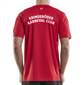 T-Shirt Craft | Rush SS Herren | red | Krimderöder Karneval Club