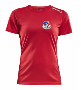 T-Shirt Craft | Rush SS Damen | red | Krimderöder Karneval Club