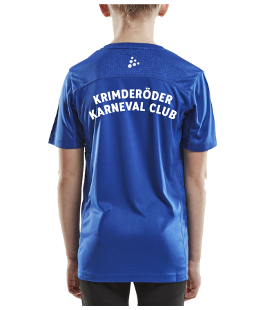 T-Shirt Craft | Rush SS Kinder | cobolt blue | Krimderöder Karneval Club