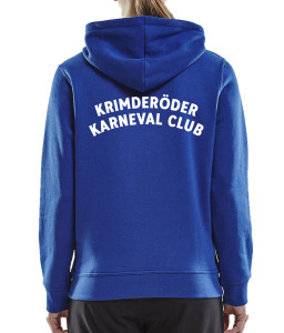 Hoodie Craft | Community Damen | cobolt blue | Krimderöder Karneval Club