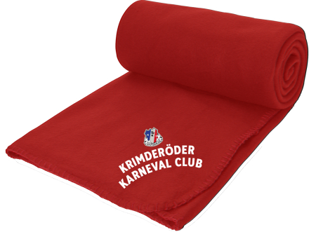 Aufwärmdecke Fleece | rot | Krimderöder...