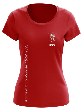 T-Shirt Damen rot | Payper | Karnevalclub Reseda 1967 e.V.
