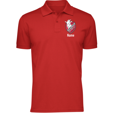 Polo Shirt | Herren | rot | St. Bock Grossengottern e.V.