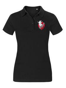 Polo Shirt Jersey | Damen | schwarz | St. Bock Grossengottern e.V.