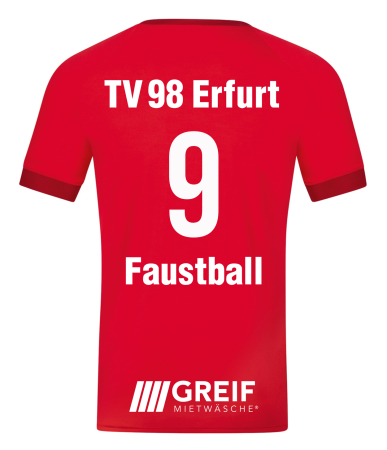 Trikot kurzarm | JAKO Tropicana | rot - TV 98 Erfurt Faustball
