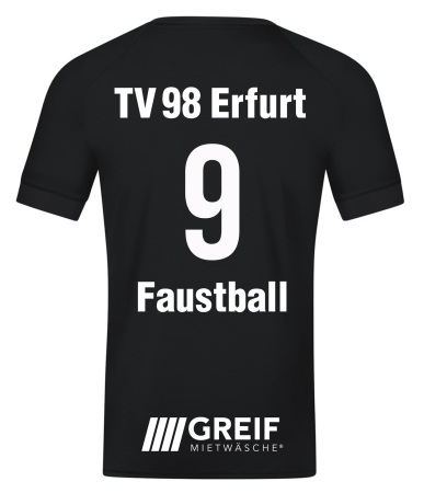 Trikot kurzarm | JAKO Tropicana | schwarz - TV 98 Erfurt Faustball