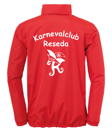 Regenjacke mit Kapuze Kinder/Herren rot | Uhlsport Stream 22 | Karnevalclub Reseda 1967 e.V.