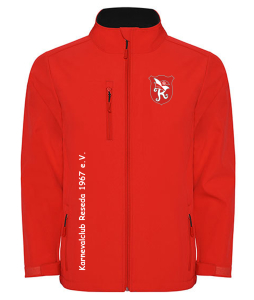 Softshelljacke für Kinder/Herren rot | Roly Nebraska | Karnevalclub Reseda 1967 e.V.