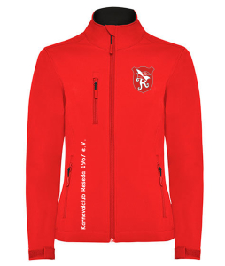 Softshelljacke für Damen rot | Roly Nebraska | Karnevalclub Reseda 1967 e.V.