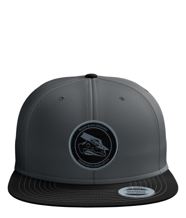 Basecap Contrast | Snapback grau schwarz | Tecart Black...