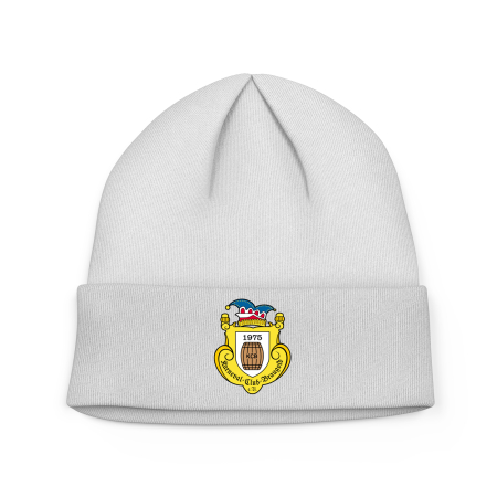 Beanie | Logo | weiß | Karneval Club Braugold