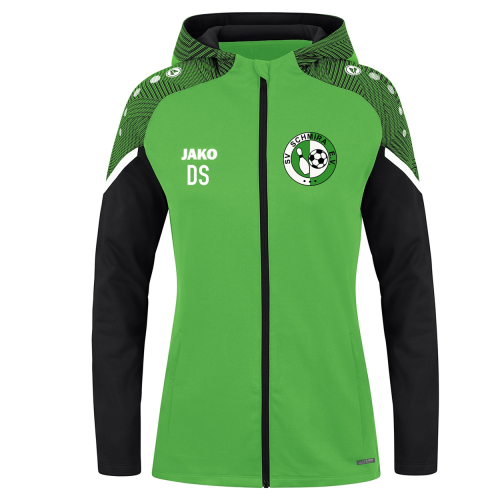 Kapuzenjacke für Damen JAKO Performance grün SV Schmira