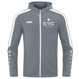 Kapuzenjacke Kinder/Herren | JAKO Power grau | Erfurter Volleyball Club e.V.