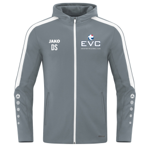 Kapuzenjacke Kinder/Herren | JAKO Power grau | Erfurter Volleyball Club e.V.