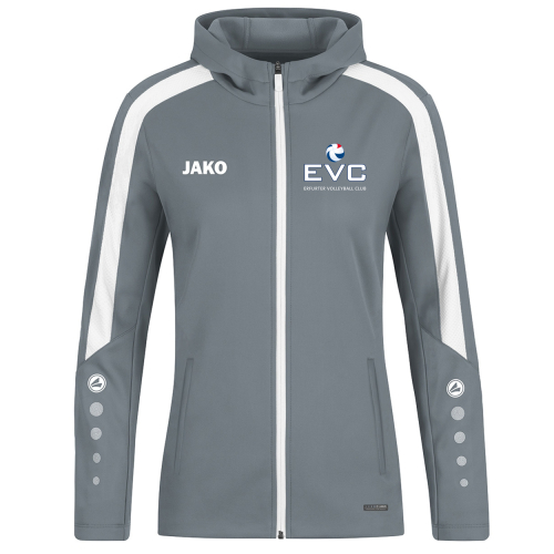 Kapuzenjacke Damen | JAKO Power grau | Erfurter Volleyball Club e.V.