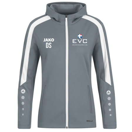 Kapuzenjacke Damen | JAKO Power grau | Erfurter Volleyball Club e.V.