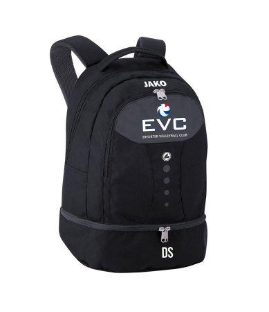 Rucksack mit Bodenfach | JAKO Striker schwarz | Erfurter Volleyball Club e.V.