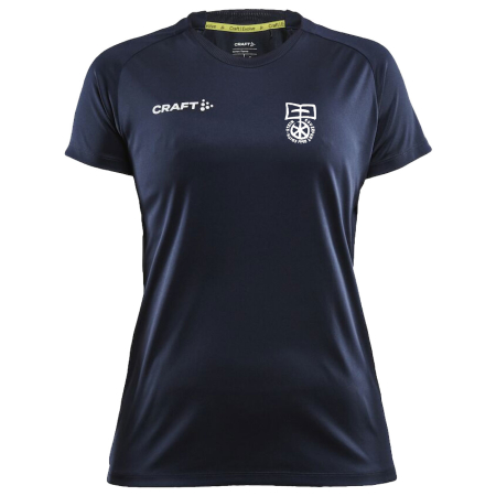 Trainingsshirt | Damen |  navyblau / weißes Logo -...