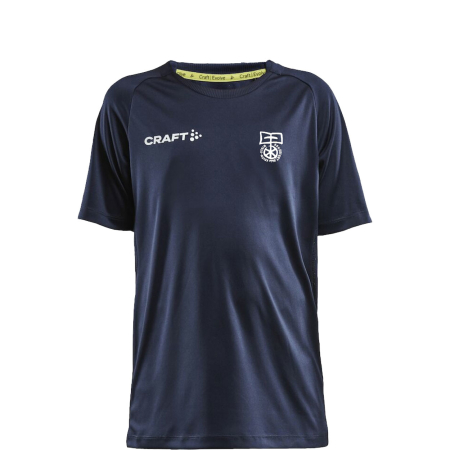 Trainingsshirt | Kinder |  navyblau / weißes Logo -...