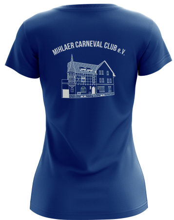 T-Shirt | Damen | royal blue | Mihlaer Carneval Club e.V.