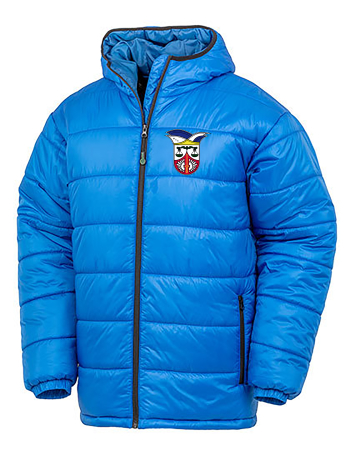 Hooded Padded Parka  | Herren | royal blue | Mihlaer Carneval Club e.V.