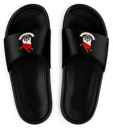 Badeschuhe | Logo | schwarz | Eisenberger Faschingsclub e.V.