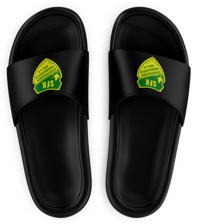 Badeschuhe | Logo | schwarz | Sportfreunde Kranichfeld...