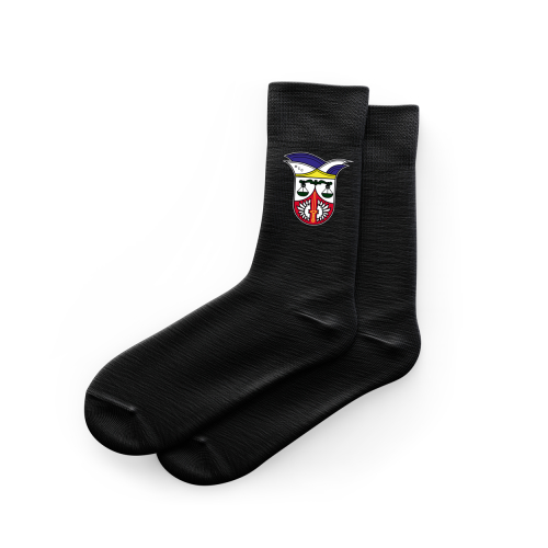 Socken | Unisex | schwarz - Logo | Mihlaer Carneval Club e.V.