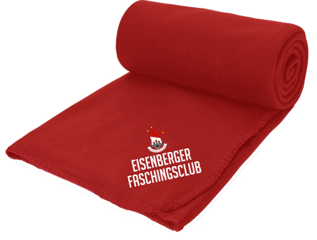 Aufwärmdecke Fleece | rot | Eisenberger...