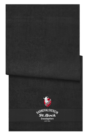 Badetuch | Strandtuch | schwarz - St. Bock Grossengottern...