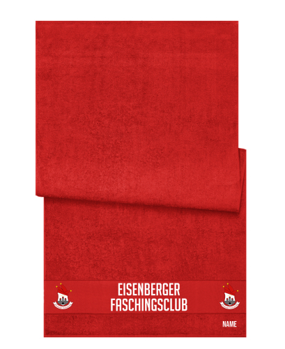 Handtuch | rot | Eisenberger Faschingsclub e.V.