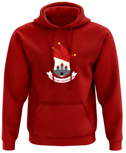 Hoodie Kinder/Herren Logo groß | rot | Eisenberer Faschingsclub e.V.