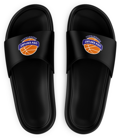 Badeschuhe | Logo | schwarz |USV Erfurt Basketball