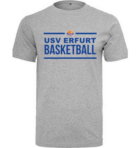 T-Shirt für Kinder/Herren | Claim | grau | USV Erfurt Basketball