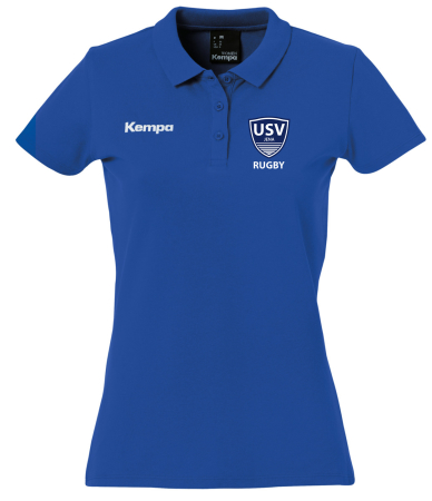 Poloshirt Damen | Kempa | royal | USV Jena Rugby