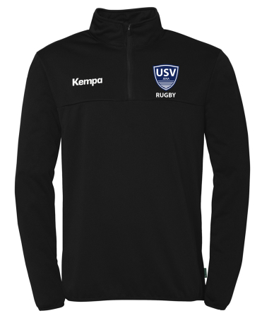 1/4 Zip Top Unisex/Kinder | Kempa Player | schwarz | USV...