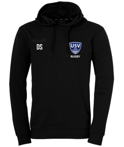 Hoody Unisex/Kinder | Kempa | schwarz | USV Jena Rugby