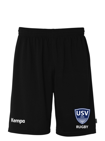 Team Shorts Unisex/Kinder | Kempa | schwarz | USV Jena Rugby